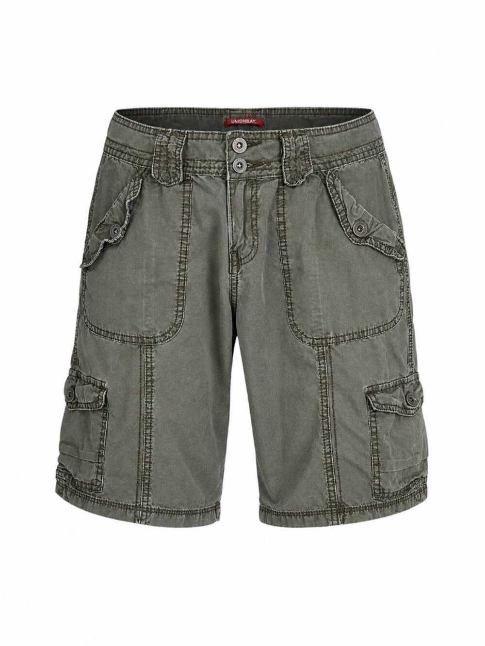 Vintage Union Bay Low Rise Shorts Junior’s Size 7 Brown Cargo Utility Y2K